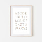 Mushie Poster Large Alphabet International - Laadlee