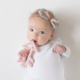 One.Chew.Three Arrow Silicone Teether - Pink - Laadlee