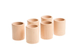 Grapat Cups Natural Wood X 6 (Pack Divisible) - Laadlee