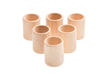 Grapat Cups Natural Wood X 6 (Pack Divisible) - Laadlee