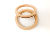 Grapat 3 X Big Hoops Natural Wood (Divisible Pack) - Laadlee