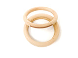 Grapat 3 X Big Hoops Natural Wood (Divisible Pack) - Laadlee