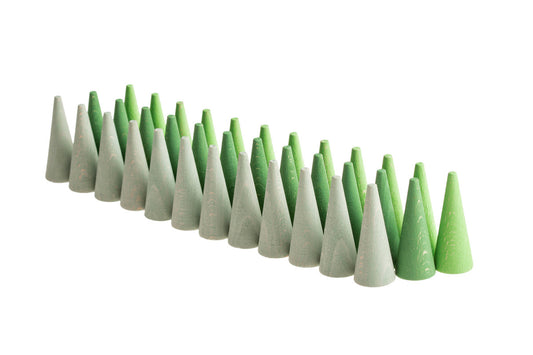 Grapat Mandala Small Green Cones - Laadlee