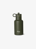 Citron Stainless Steel Water Bottle 350ml - Olive Green - Laadlee