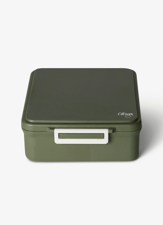 Citron Grand Lunchbox - Olive Green - Laadlee