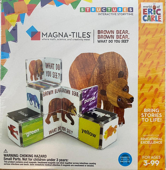 Magna-Tiles Structures Brown Bear, Brown Bear What Do You See? - Laadlee