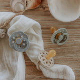 BIBS Boheme 2 Pack Latex S2 - Cloud / Blush - Laadlee