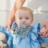 BIBS x LIBERTY Pacifier Clip - Cape / lFossil Grey - Laadlee