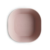 Mushie Dinner Bowl Square Blush - Laadlee