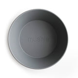 Mushie Dinner Bowl Round Smoke - Laadlee