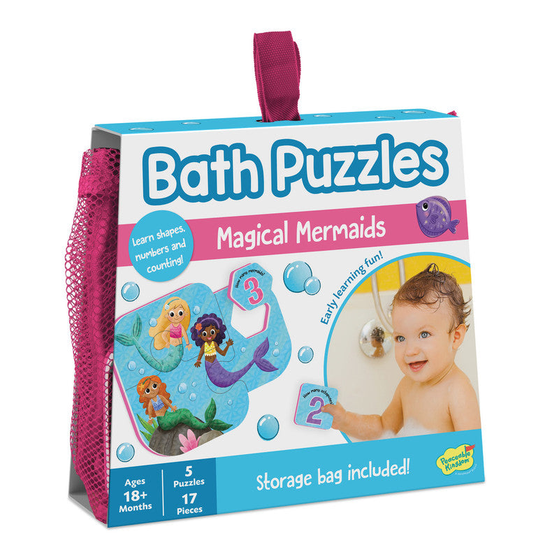 Peaceable Kingdom Bath Puzzle: Magical Mermaids - Laadlee