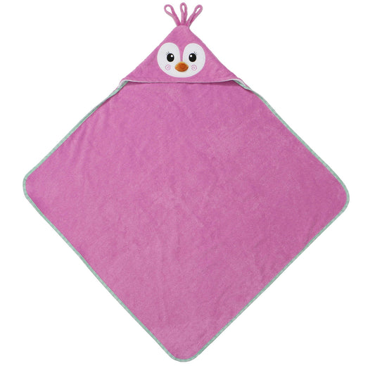 Zoocchini Baby Hooded Towel - Penny the Penguin - Laadlee