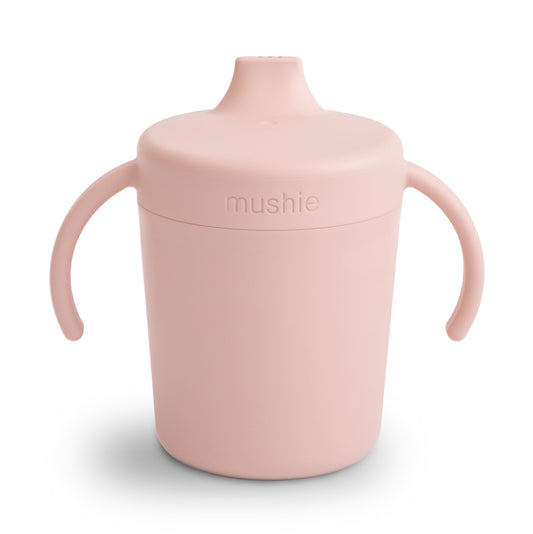Mushie Trainer Sippy Cup Blush - Laadlee