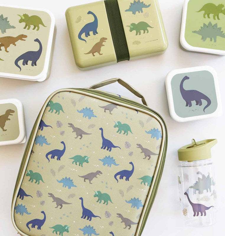 A Little Lovely Company Insulated Cool Bag - Dinosaurs - Laadlee