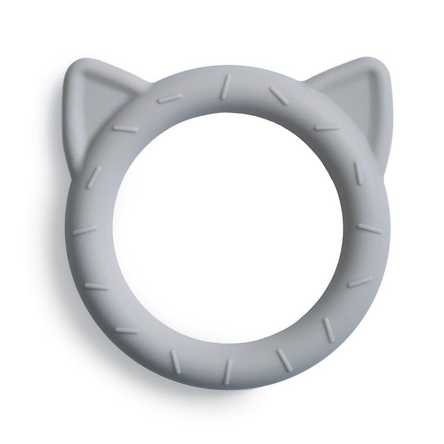Mushie Teether Cat Stone - Laadlee