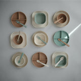 Mushie Classic Silicone Suction Plate Natural - Laadlee