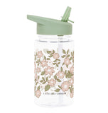 A Little Lovely Company Drink Bottle - Blossoms - Sage - Laadlee