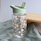 A Little Lovely Company Drink Bottle - Blossoms - Sage - Laadlee