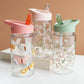 A Little Lovely Company Drink Bottle - Blossoms - Sage - Laadlee