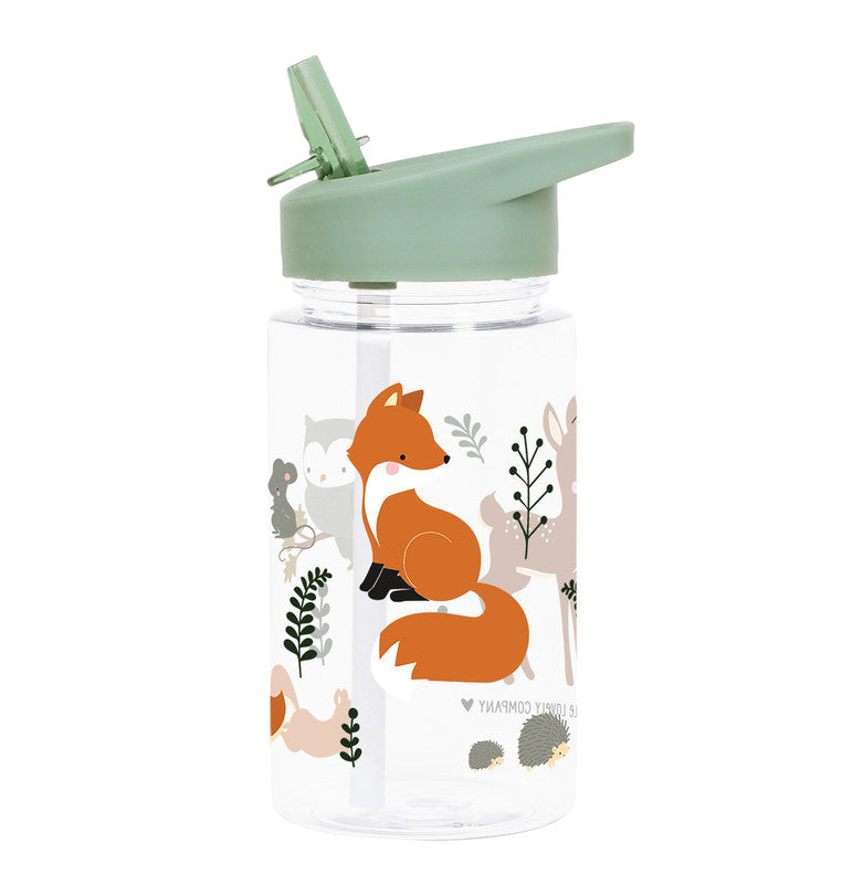 A Little Lovely Company Drink Bottle - Forest Friends - Laadlee