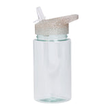 A Little Lovely Company Drink Bottle - Glitter - Silver - Laadlee
