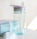 A Little Lovely Company Drink Bottle - Glitter - Silver - Laadlee