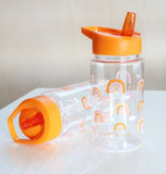 A Little Lovely Company Drink Bottle - Rainbows - Laadlee