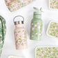 A Little Lovely Company Stainless Steel Water Bottle - 350ml - Blossoms Sage - Laadlee