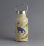 A Little Lovely Company Stainless Steel Water Bottle - 350ml - Dinosaurs - Laadlee