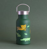 A Little Lovely Company Stainless Steel Water Bottle - 350ml - Jungle Tiger - Laadlee