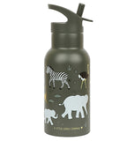 A Little Lovely Company Stainless Steel Water Bottle - 350ml - Savanna - Laadlee