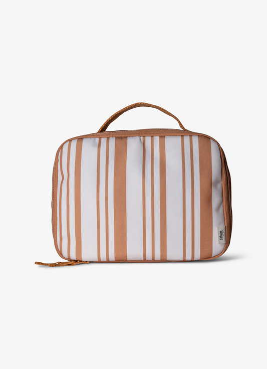 Citron Insulated Square Lunchbag - Caramel - Laadlee