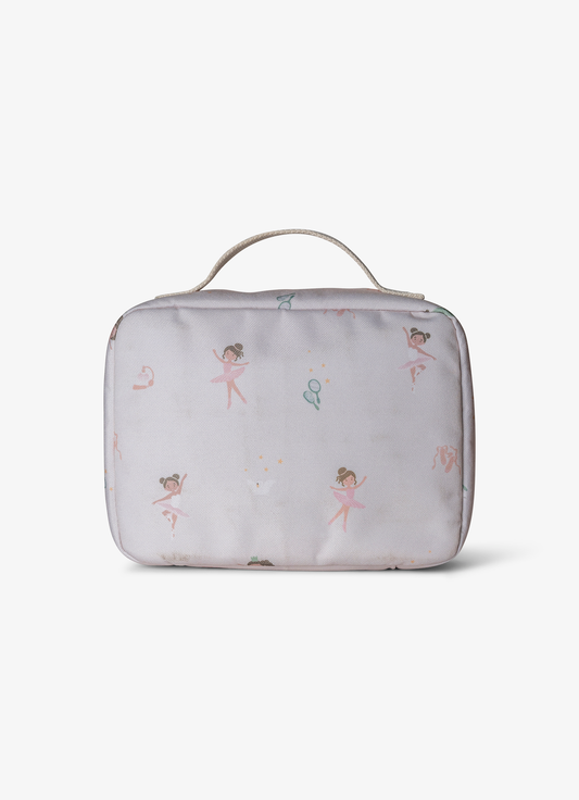 Citron Insulated Square Lunchbag - Ballerina - Laadlee