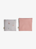 Citron Reusable Sandwich Bag Set of 2 - Ballerina/Blush Pink - Laadlee