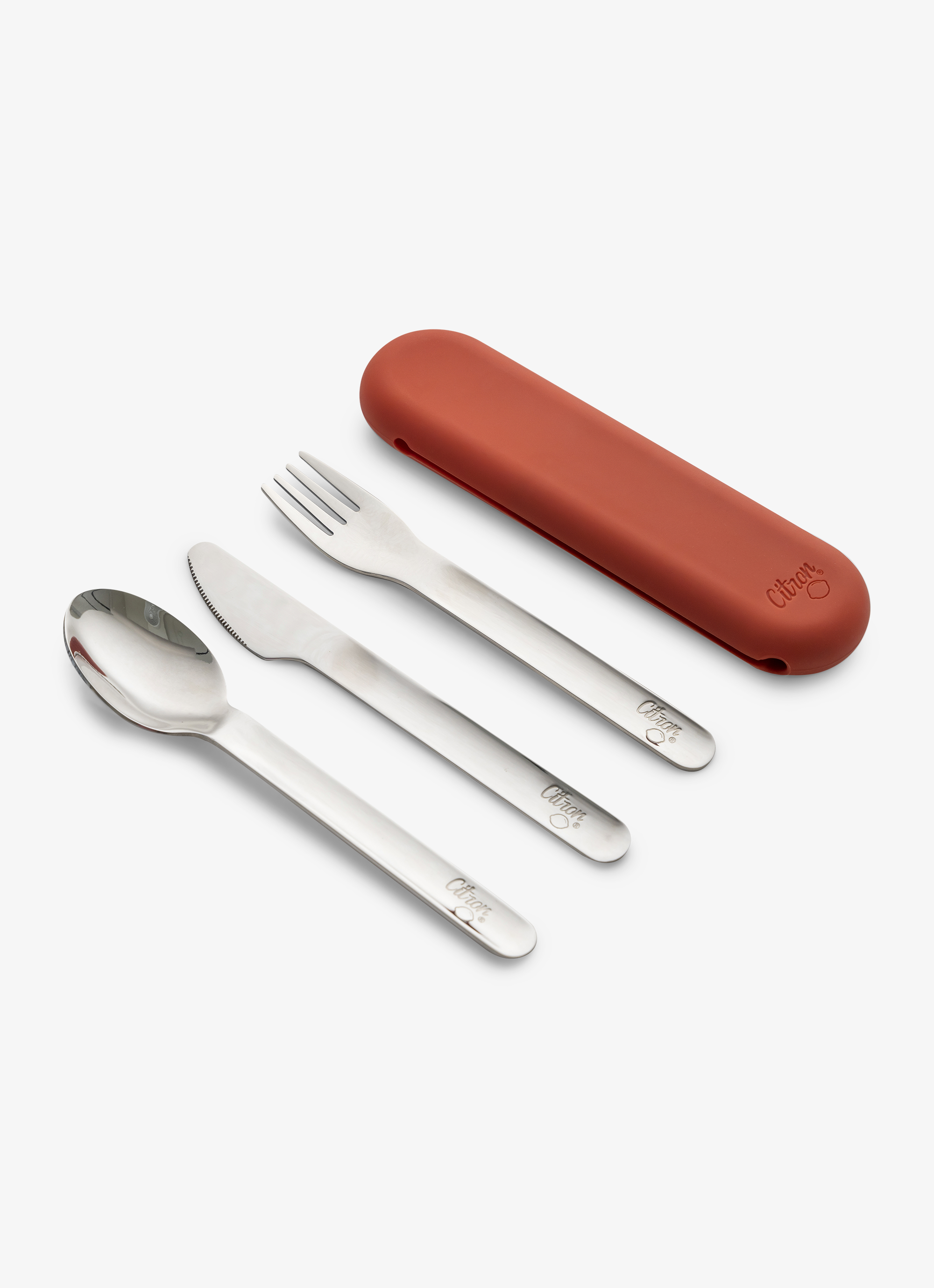 Citron Stainless Steel Cutlery Set - Brick - Laadlee