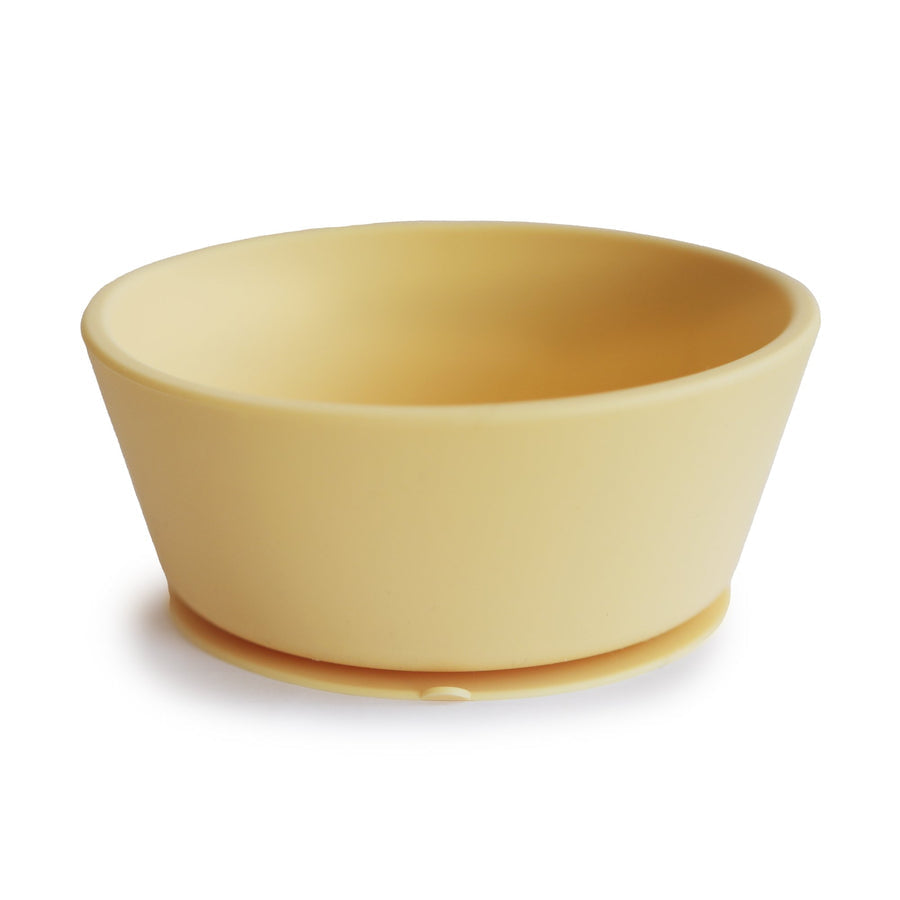 Mushie Silicone Bowl Pale Daffodil - Laadlee