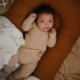 Frigg Daisy Silicone Baby Pacifier 6M-18M, 1Pack, Cream Night - Size 2 - Laadlee