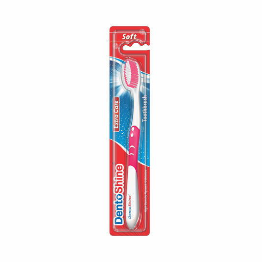 DentoShine Extra Care Soft Brush - Pink - Laadlee
