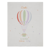 Little IA Hot Air Balloon Keepsake Knit Blanket - Laadlee