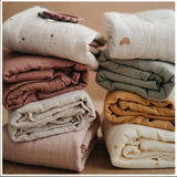Mushie Swaddle Tawny Birch - Laadlee