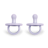 Filibabba Silicone Pacifiers - 0M - 3Y, Fresh Violet, Pack of 2 - Laadlee