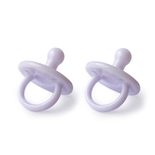 Filibabba Silicone Pacifiers - 0M - 3Y, Fresh Violet, Pack of 2 - Laadlee