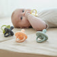 Filibabba Silicone Pacifiers - 0M - 3Y, Stone Grey, Pack of 2 - Laadlee