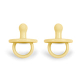 Filibabba Silicone Pacifiers - 0M - 3Y, Pale banana, Pack of 2 - Laadlee