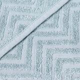 Filibabba Bath Towel with Hood GOTS Zigzag - Dark Mint - Laadlee