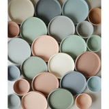 Mushie Classic Silicone Suction Plate Stone - Laadlee