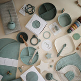 Mushie Silicone Bowl Dried Thyme - Laadlee