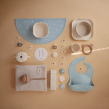 Mushie Silicone Mat White Daisy - Laadlee