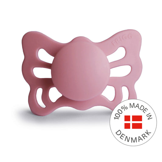 Frigg Butterfly Anatomical Silicone Baby Pacifier 0-6M, Cedar - Size 1 - Laadlee