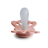 Frigg Lucky Symmetrical Silicone Baby Pacifier 6M-18M, Pretty In Peach - Size 2 - Laadlee